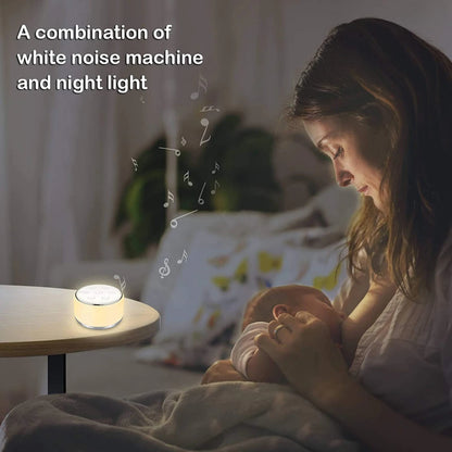 GetSerenitySleep™ White Noise Machine with Night Light & Timer